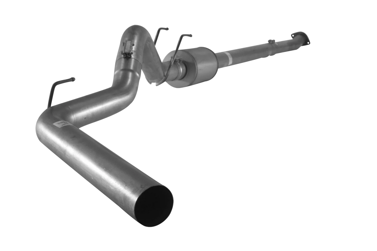 DIESELR Downpipe Back Exhaust - Single (2011-2019 Ford 6.7L Powerstroke - CAB & CHASSIS)