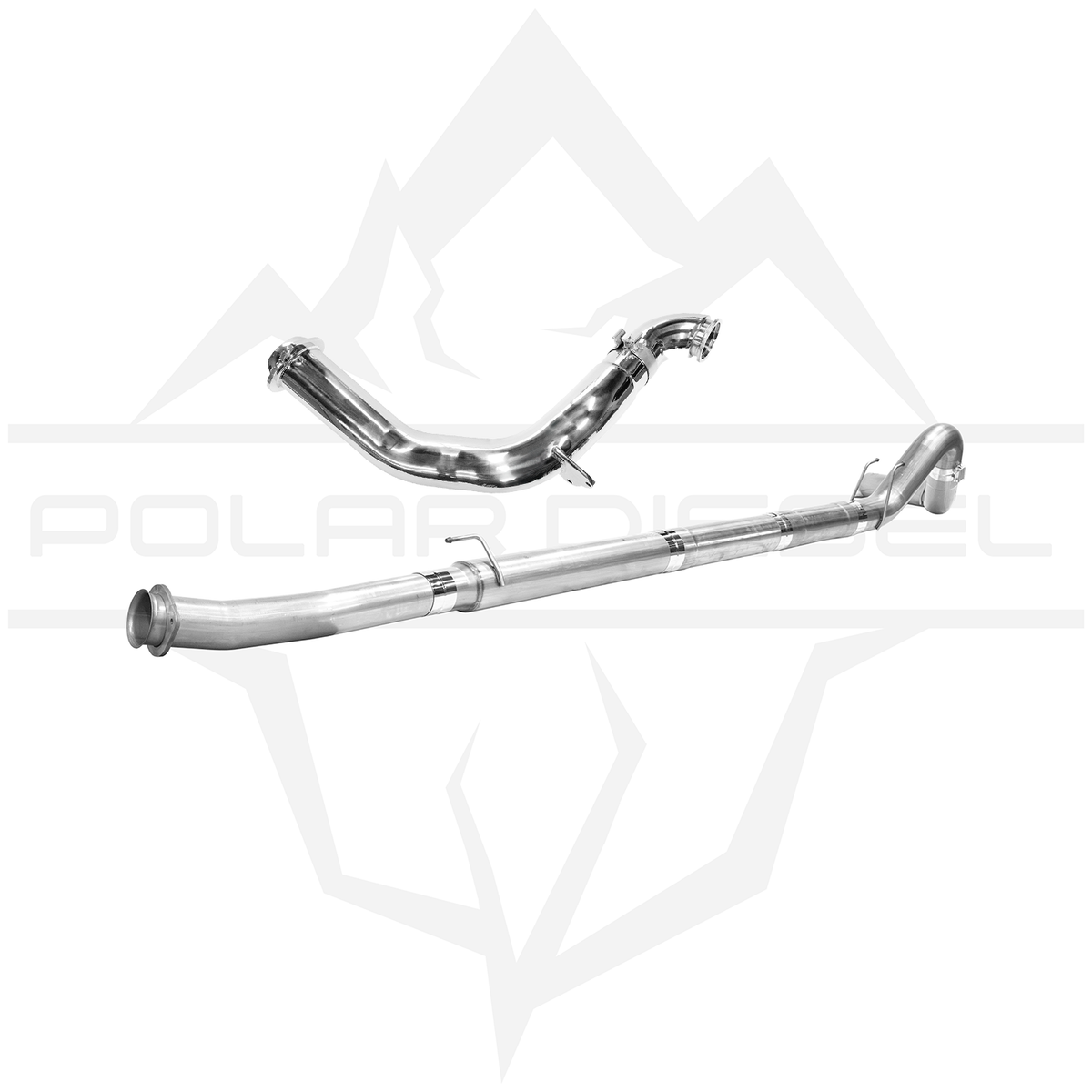 2023-2026 Ford Powerstroke 6.7L 304SS 5" Polar Exhaust & Downpipe Package