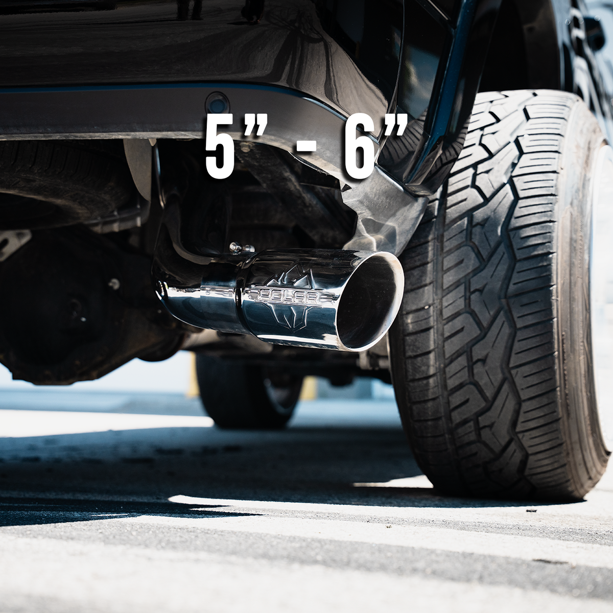 Polar Diesel 304SS Polished Oval Exhaust Tip