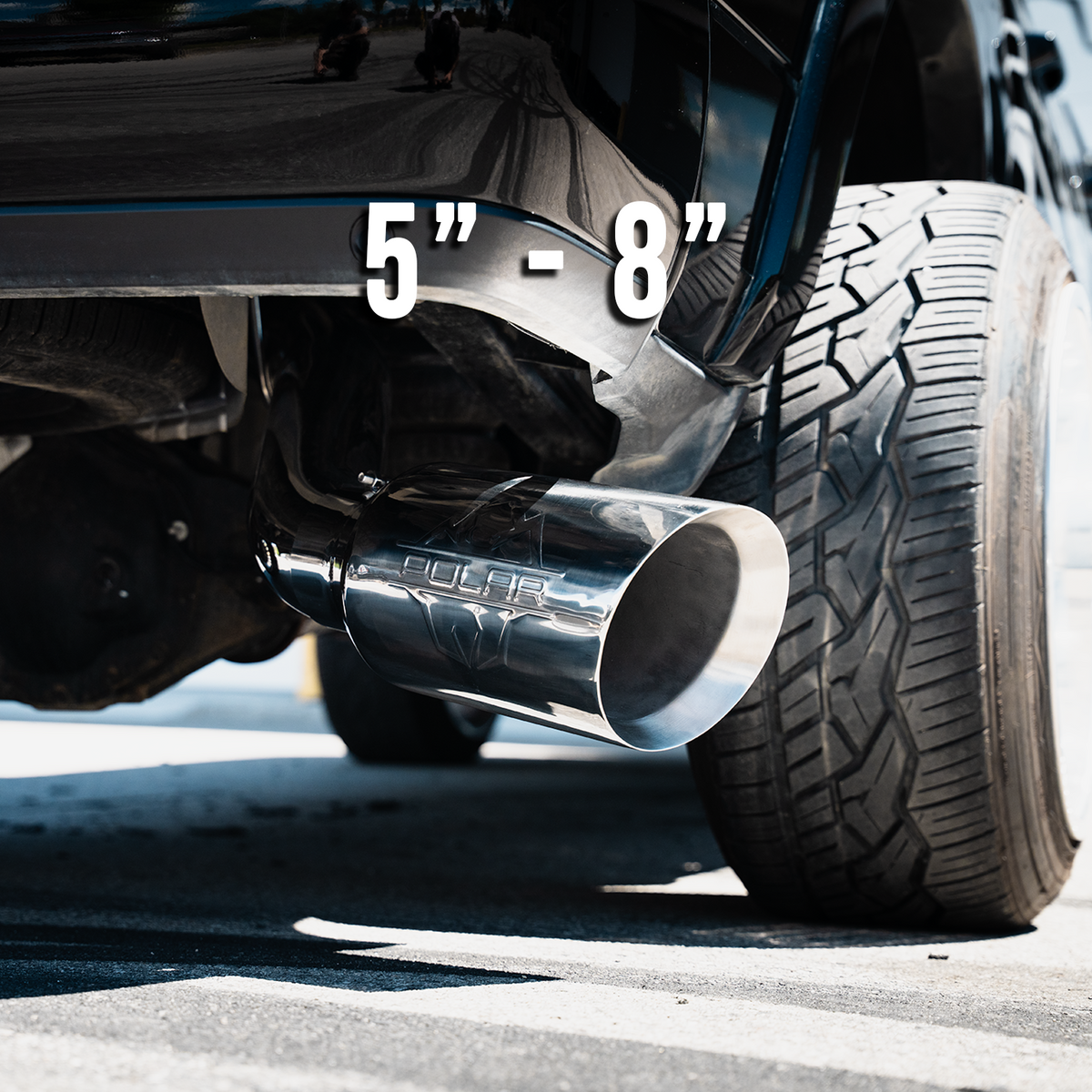 Polar Diesel 304SS Polished Oval Exhaust Tip