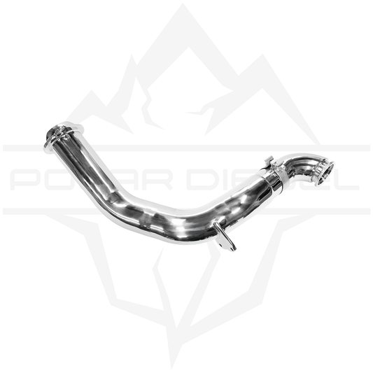 2020-2026 Powerstroke 6.7L 304SS Polished Polar Downpipe