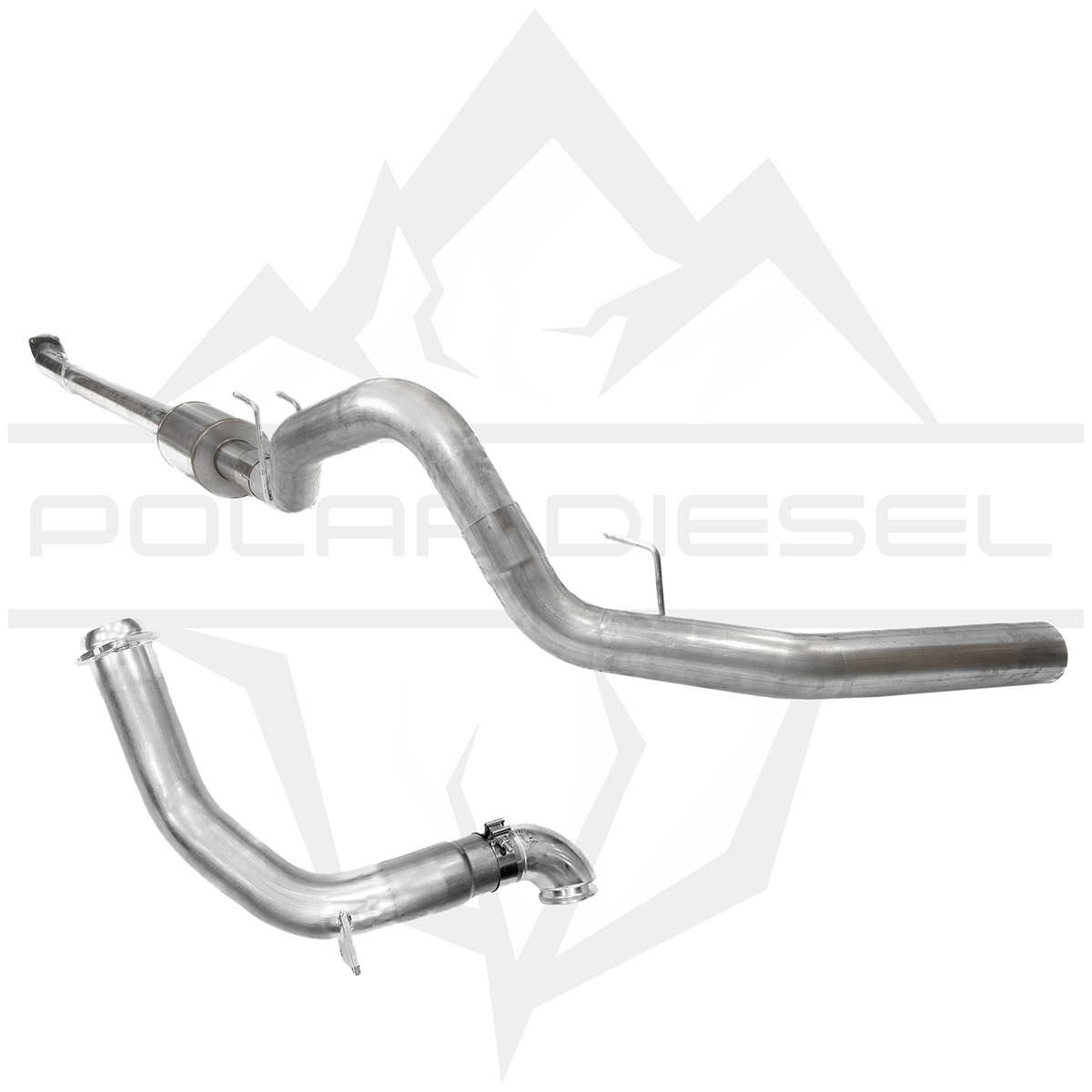 2023-2026 Ford Powerstroke 6.7L 4” Downpipe Back Exhaust & Downpipe Package With Muffler